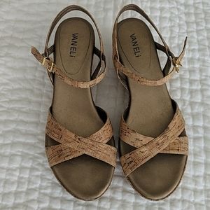 vaneli sandals cork